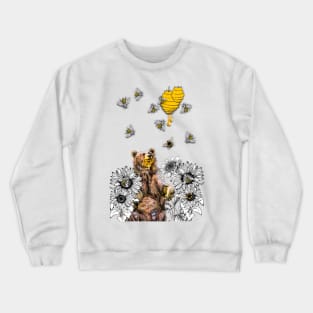 Bear bee and honey Crewneck Sweatshirt